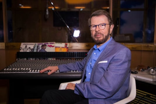 FILE - In this Dec. 13, 2017 file photo, Bjorn Ulvaeus poses for photographers in a recreation of the Polar recording studio in London. ABBA's Bjorn Ulvaeus talks exclusively to AP on UNICEF's International Day of the Girl Child about the challenges girls face and promoting girl's empowerment. (Photo by Vianney Le Caer/Invision/AP, File) FILE - In this Dec. 13, 2017 file photo, Bjorn Ulvaeus poses for photographers in a recreation of the Polar recording studio in London. ABBA's Bjorn Ulvaeus talks exclusively to AP on UNICEF's International Day of the Girl Child about the challenges girls face and promoting girl's empowerment. (Photo by Vianney Le Caer/Invision/AP, File)