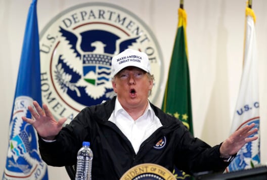FILE - In this Jan. 10, 2019, file photo, President Donald Trump speaks at a roundtable on immigration and border security at U.S. Border Patrol McAllen Station, during a visit to the southern border in McAllen, Texas. President Trump appears to be ignoring a deadline to establish how many refugees will be allowed into the United States in 2021, raising uncertainty about the future of the 40-year-old resettlement program that has been dwindling under the administration. The 1980 Refugee Act requires presidents to issue their determination before Oct. 1, 2020, the start of the fiscal year. (AP Photo/Evan Vucci, File) FILE - In this Jan. 10, 2019, file photo, President Donald Trump speaks at a roundtable on immigration and border security at U.S. Border Patrol McAllen Station, during a visit to the southern border in McAllen, Texas. President Trump appears to be ignoring a deadline to establish how many refugees will be allowed into the United States in 2021, raising uncertainty about the future of the 40-year-old resettlement program that has been dwindling under the administration. The 1980 Refugee Act requires presidents to issue their determination before Oct. 1, 2020, the start of the fiscal year. (AP Photo/Evan Vucci, File)