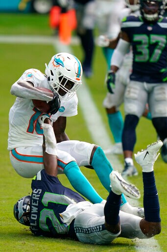 Tua Gets Off The Bench, But Only For Dolphins Celebration