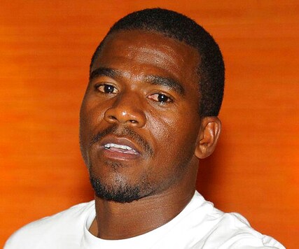 FILE In this file photo taken Tuesday Oct. 14, 2014, South African soccer captain Senzo Meyiwa, is photographed in Johannesburg. Six years and one day since Meyiwa was fatally shot at his celebrity girlfriend's house, five men accused of being part of a plot to assassinate him in an organized FILE In this file photo taken Tuesday Oct. 14, 2014, South African soccer captain Senzo Meyiwa, is photographed in Johannesburg. Six years and one day since Meyiwa was fatally shot at his celebrity girlfriend's house, five men accused of being part of a plot to assassinate him in an organized