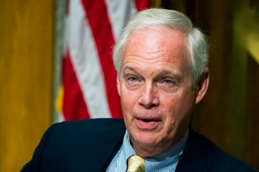 FILE - In this Sept. 16, 2020 file photo, Senate Homeland Security and Governmental Affairs Committee Chairman Sen. Ron Johnson, R-Wis., speaks during the committee's business meeting where it will consider new subpoenas in the FILE - In this Sept. 16, 2020 file photo, Senate Homeland Security and Governmental Affairs Committee Chairman Sen. Ron Johnson, R-Wis., speaks during the committee's business meeting where it will consider new subpoenas in the