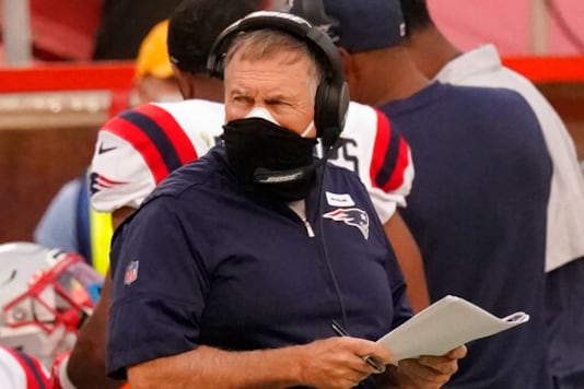 New England Patriots head coach Bill Belichick wears two masks as he watches from the sideline during the first half of an NFL football game against the Kansas City Chiefs , Monday, Oct. 5, 2020, in Kansas City. The New England Patriots have canceled practice amid reports that a third player has tested positive for the coronavirus.
Sports Illustrated reported that reigning NFL Defensive Player of the Year Stephon Gilmore tested positive for the virus on Wednesday, Oct. 7, 2020, and was added to the team's reserve/COVID-19 list. (AP Photo/Charlie Riedel) New England Patriots head coach Bill Belichick wears two masks as he watches from the sideline during the first half of an NFL football game against the Kansas City Chiefs , Monday, Oct. 5, 2020, in Kansas City. The New England Patriots have canceled practice amid reports that a third player has tested positive for the coronavirus.
Sports Illustrated reported that reigning NFL Defensive Player of the Year Stephon Gilmore tested positive for the virus on Wednesday, Oct. 7, 2020, and was added to the team's reserve/COVID-19 list. (AP Photo/Charlie Riedel)