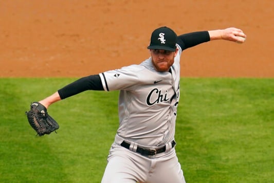 Chicago White Sox's Aaron Bummer pitches against the Oakland Athletics during the second inning of Game 3 of an American League wild-card baseball series Thursday, Oct. 1, 2020, in Oakland, Calif. (AP Photo/Eric Risberg) Chicago White Sox's Aaron Bummer pitches against the Oakland Athletics during the second inning of Game 3 of an American League wild-card baseball series Thursday, Oct. 1, 2020, in Oakland, Calif. (AP Photo/Eric Risberg)