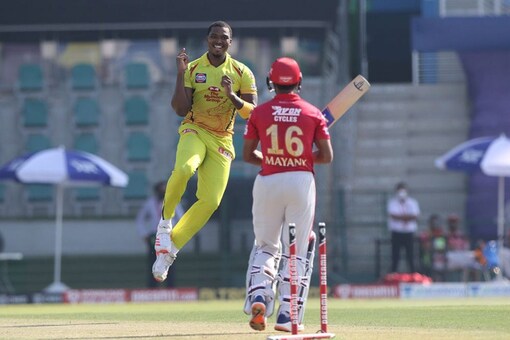 Lungi Ngidi celebrates a wicket. (Image: IPL)