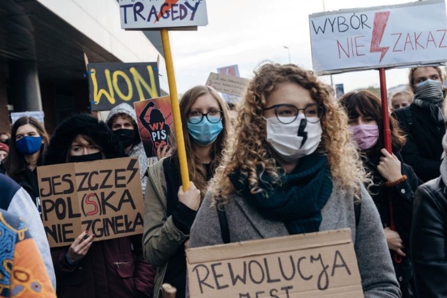 Poland already had one of Europe’s most restrictive laws, passed in 1993 by political and Catholic church leaders. It allowed abortions only in the cases of foetal defects, the risk to the woman’s health and incest or rape. While traditionally conservative, Poland has also been undergoing massive social changes under the influence of EU membership. The protests of the past week have been dominated by young people, who believe that the abortion ruling infringes on their liberties. (Image: Reuters) Poland already had one of Europe’s most restrictive laws, passed in 1993 by political and Catholic church leaders. It allowed abortions only in the cases of foetal defects, the risk to the woman’s health and incest or rape. While traditionally conservative, Poland has also been undergoing massive social changes under the influence of EU membership. The protests of the past week have been dominated by young people, who believe that the abortion ruling infringes on their liberties. (Image: Reuters)
