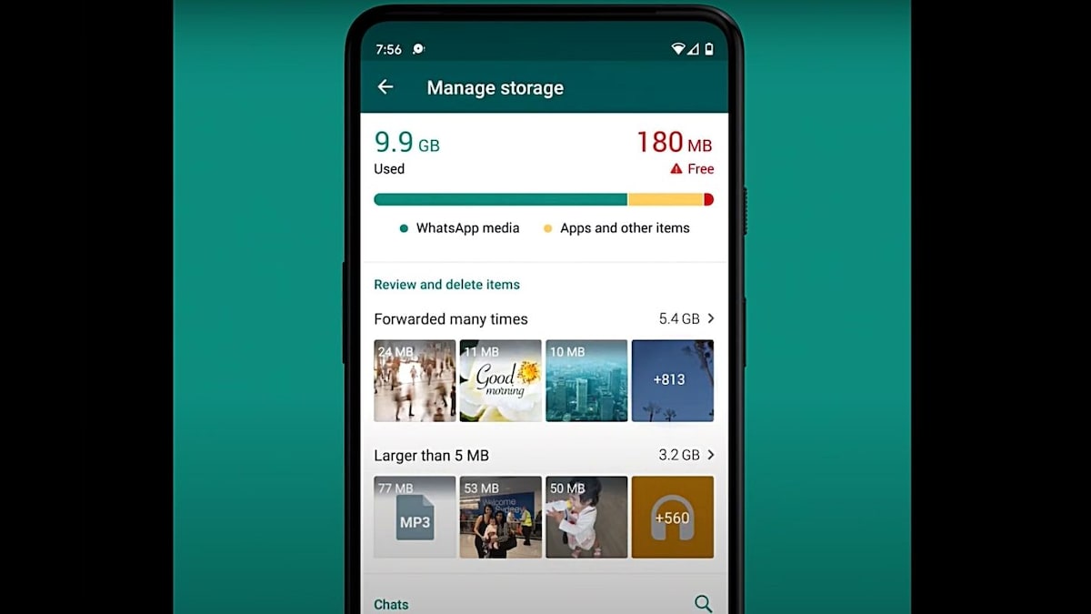 WhatsApp to Roll Out Improved Storage Management Tool to Help Users Clear Up Files Easily