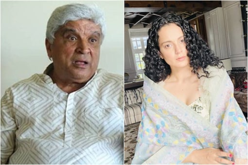 Javed Akhtar (L), Kangana Ranaut