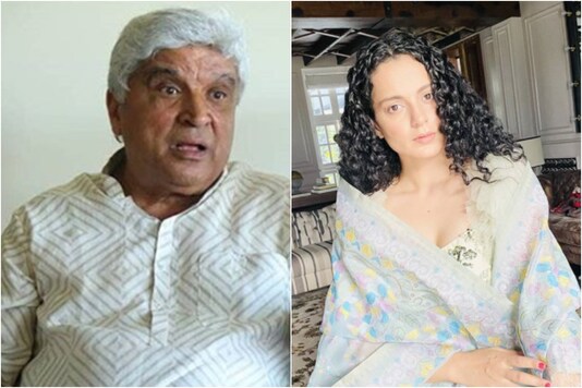 Javed Akhtar (L), Kangana Ranaut