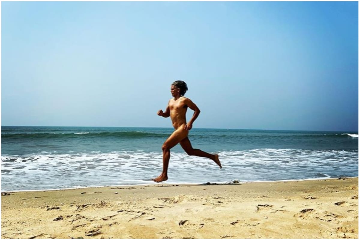 55-year-old Milind Soman Runs on the Beach in His Birthday Suit, Fans  Respond with Memes