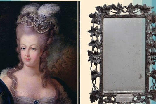The Mirror that belonged to the French Queen. 