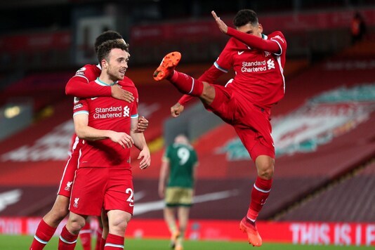 Liverpool's Diogo Jota and Roberto Firmino (Photo Credit: Twitter)
