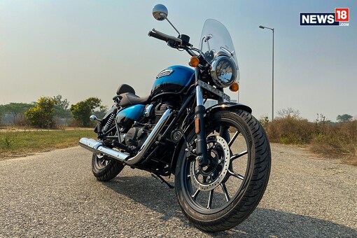 Royal Enfield Meteor 350.  (Photo: Manav Sinha/News18.com)