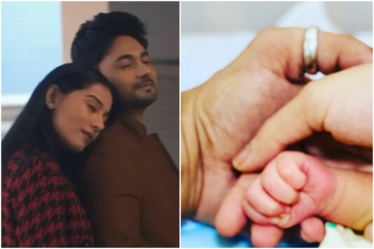Amrita Rao and RJ Anmol (L)