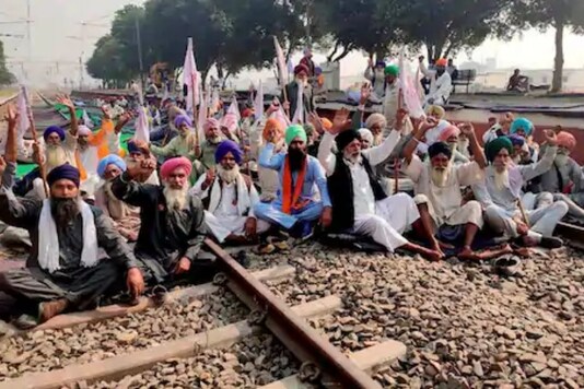 The Railways could not resume train services in Punjab on Friday as 22 of the 31 locations were still blocked by farmers. (Image: PTI)
