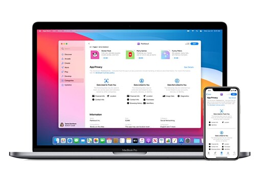 Apple App Store privacy labels.