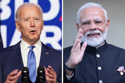 File photos of Joe Biden and Narendra Modi. 