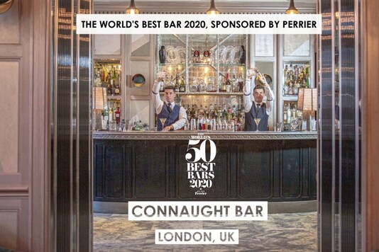 Connaught named World's best bar.
(Credit: Twitter/@50BestBars)
