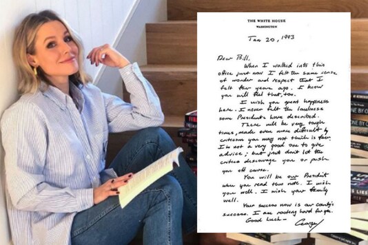 Letter shared by @kristenanniebell on Instagram. 
