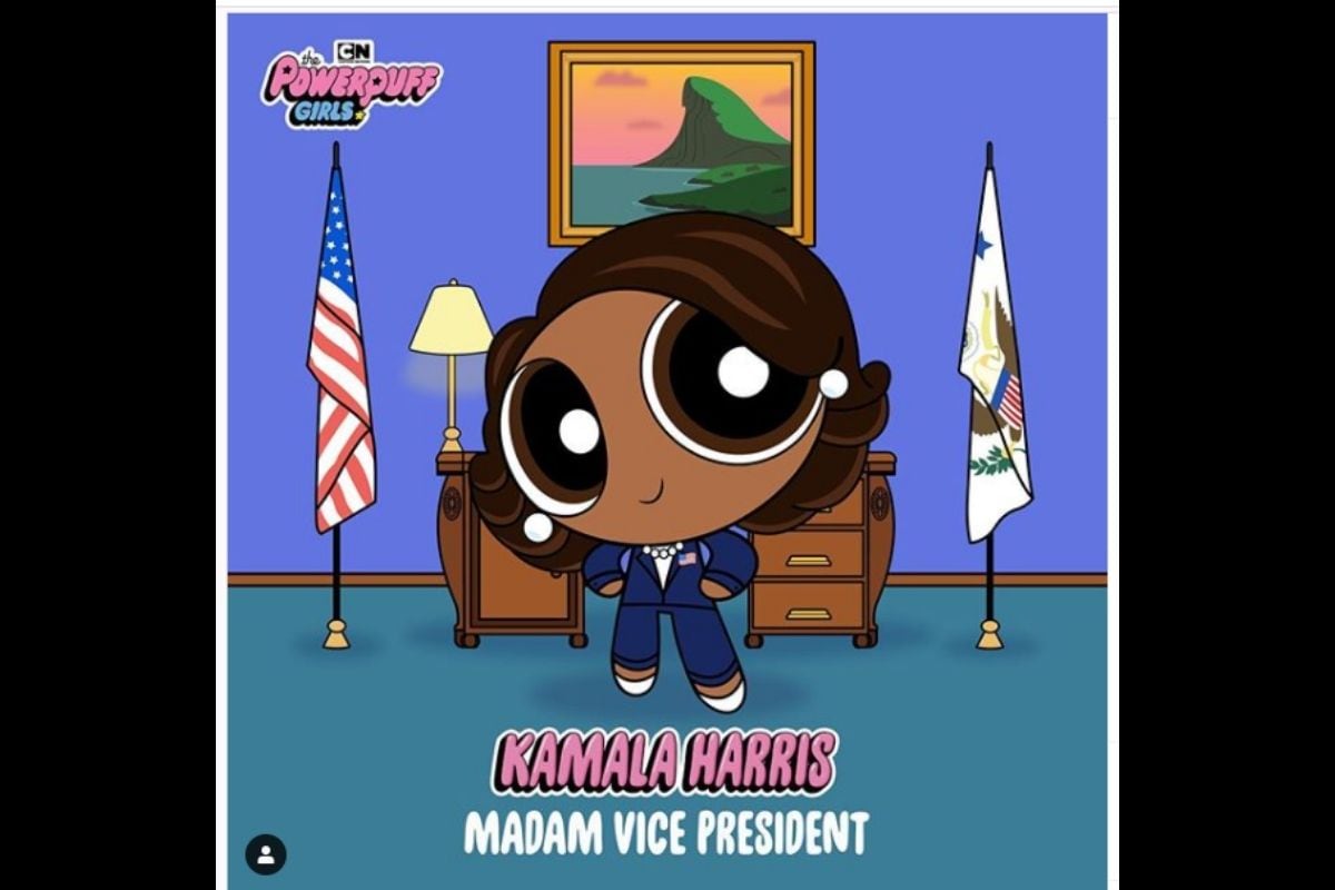 Cartoon Network Doffs Hat To Vice President Elect With Kamala Harris Inspired Powerpuff Girl