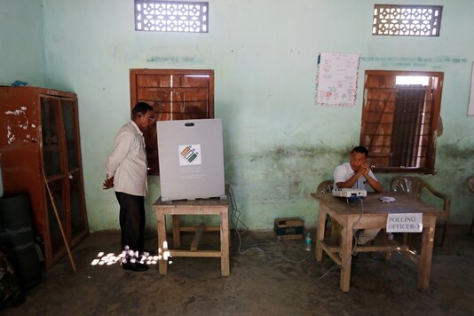 Voting booth representational image. (Photo Credit: Reuters)