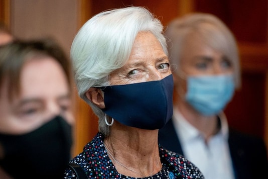 European Central Bank (ECB) President Christine Lagarde wears a protective mask as she attends the Informal Meeting of Ministers for Economics and Financial Affairs in Berlin, Germany, September 11, 2020. Kay Nietfeld/Pool via REUTERS
European Central Bank (ECB) President Christine Lagarde wears a protective mask as she attends the Informal Meeting of Ministers for Economics and Financial Affairs in Berlin, Germany, September 11, 2020. Kay Nietfeld/Pool via REUTERS
