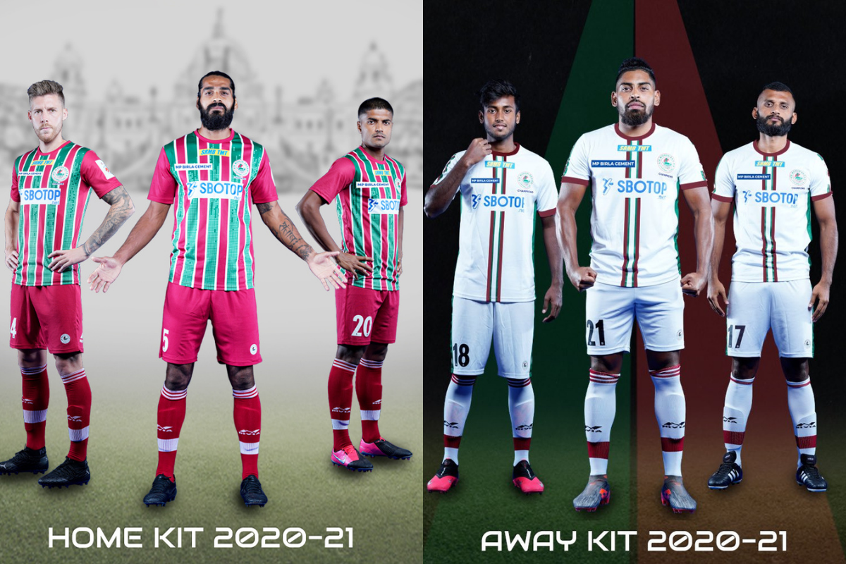 ISL 2020 21 ATK Mohun Bagan Unveil Green and Maroon Home and