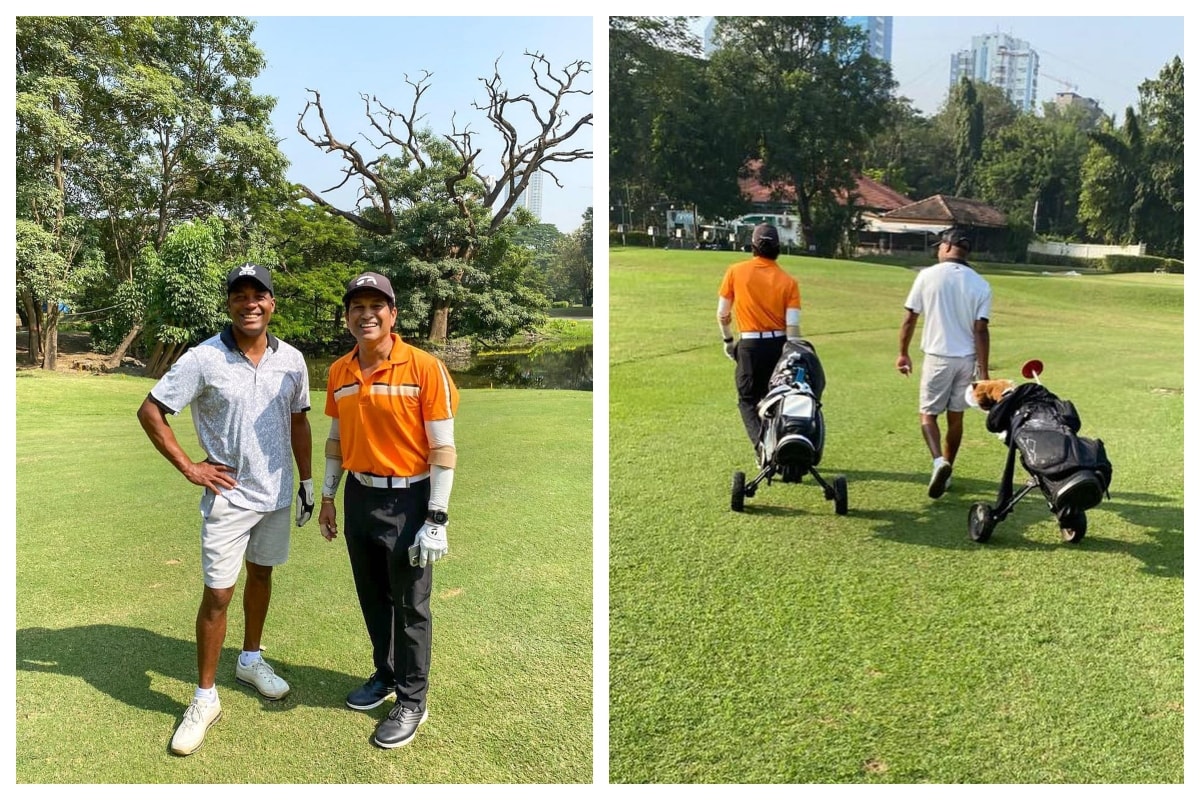 Watch: Brian Lara And Sachin Tendulkar In Action, This Time On A Golf Green