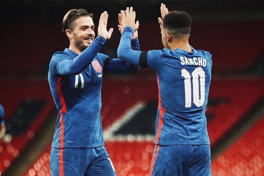 Jack Grealish and Jadon Sancho (Photo Credit: Twitter)
