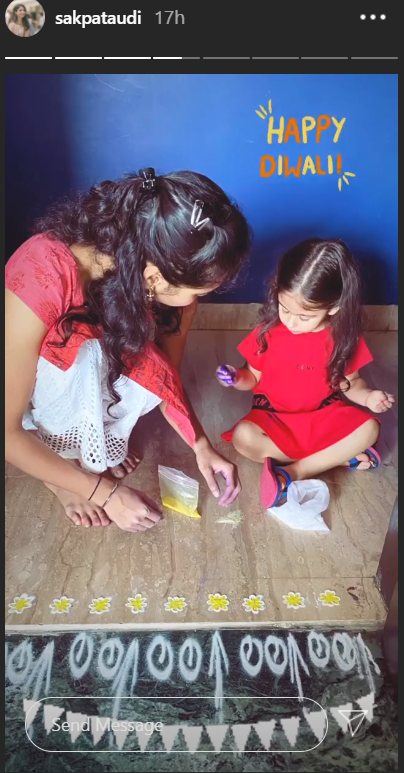 Soha Ali Khan Shares Cute Glimpse Of Daughter Inaaya Busy Making