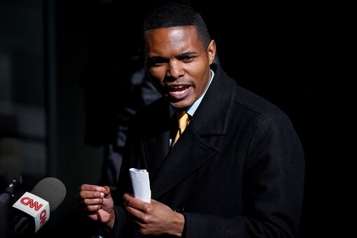 FILE PHOTO: Bronx City Councilman Ritchie Torres speaks during a news conference. (REUTERS/Brendan McDermid)