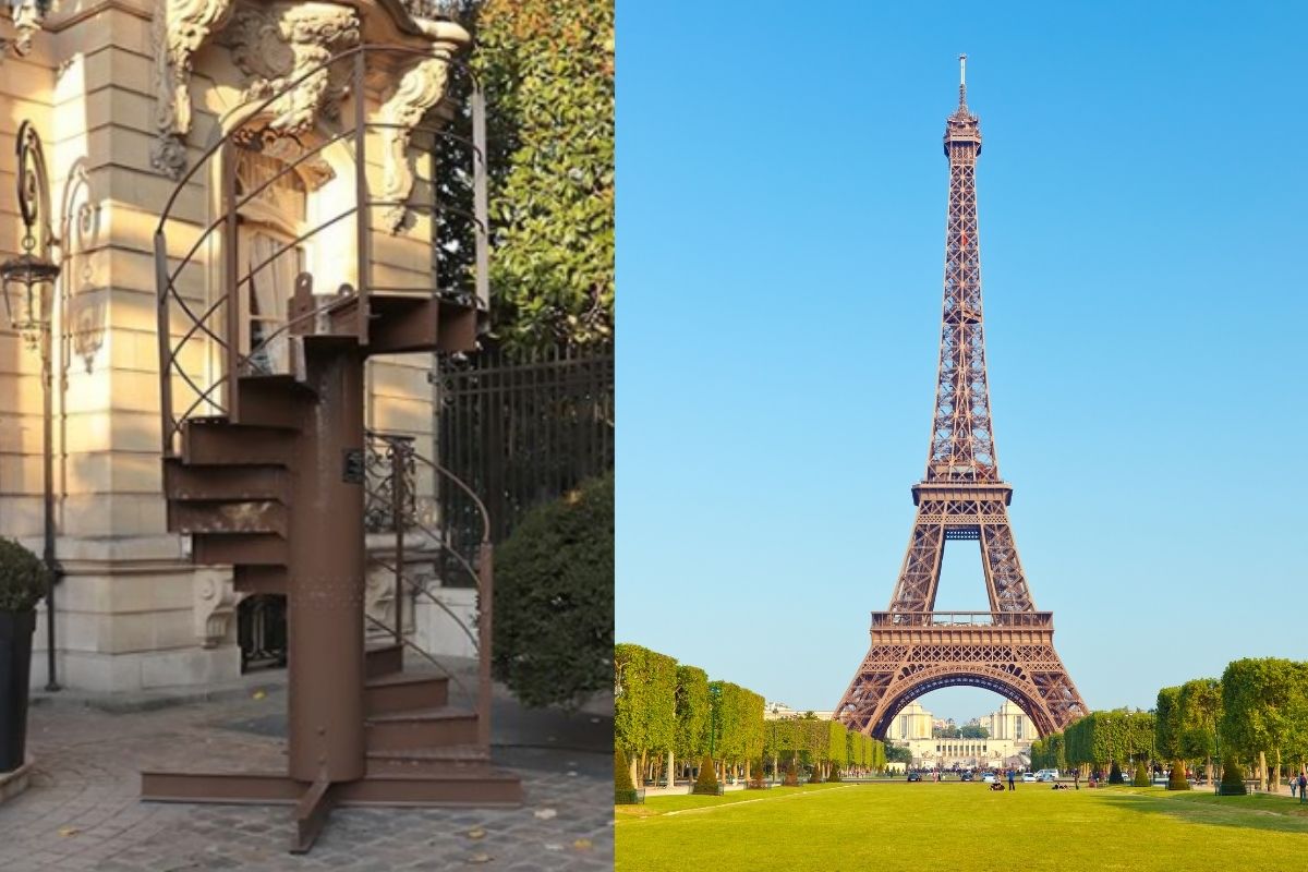 You Can Now Buy a Piece of Eiffel Tower's Original Staircase as it Goes