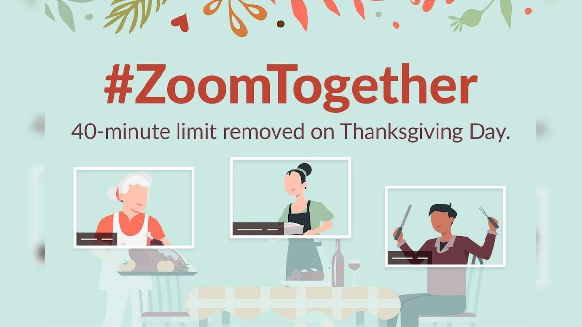 Zoom Is Temporarily Removing Its 40 Minute Limit on Video Calls for Thanksgiving Day