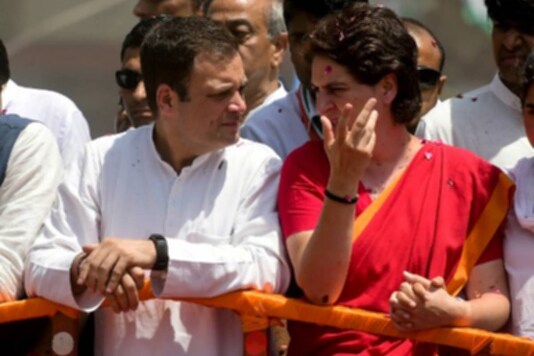 File photo of Congress leaders Rahul Gandhi and Priyanka Gandhi. (AFP)