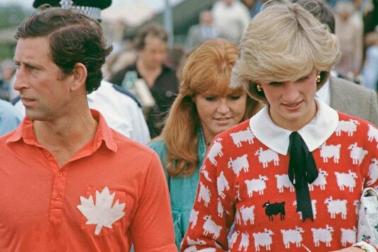 Princess Diana with husband Prince Charles. 