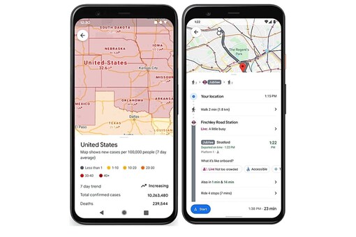 Google Maps Will Now Show Live Transit Crowdedness Info Food Delivery Status And More