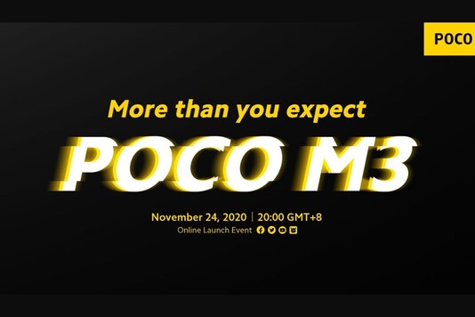 Poco M3 launch announcement.