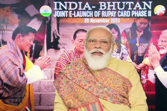 PM Narendra Modi during the video conference. PM Narendra Modi during the video conference.