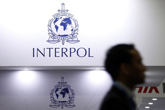 A man passes Interpol signages at Interpol World in Singapore. (Image for representation)