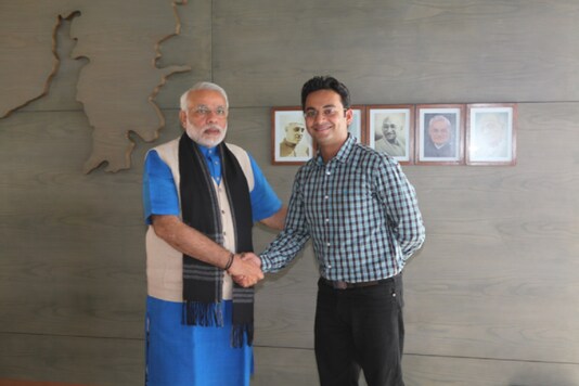Sulatn Alimuddin with Prime Minister Narendra Modi. 