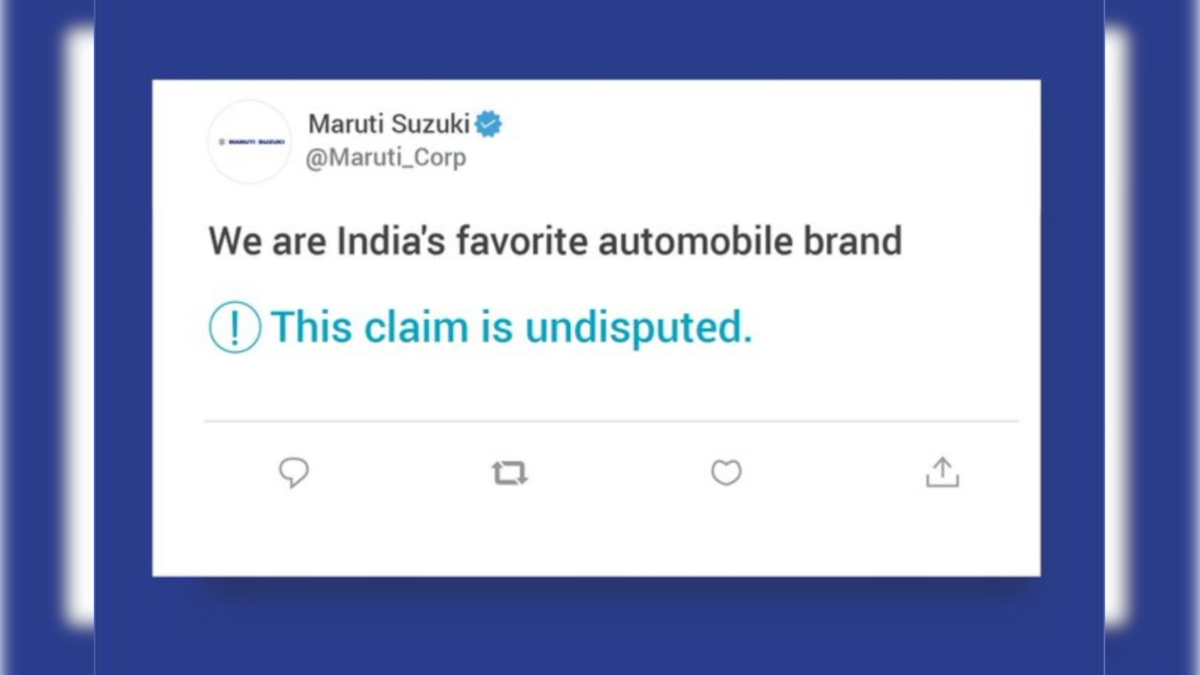 Maruti Suzuki Indirectly Hits at Rivals, Reiterates its Dominance in the Market