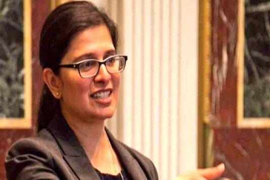 Mala Adiga, policy director to the soon-to-be First Lady of the US, Jill Biden. (Image courtesy: Twitter/@ProfSRK)