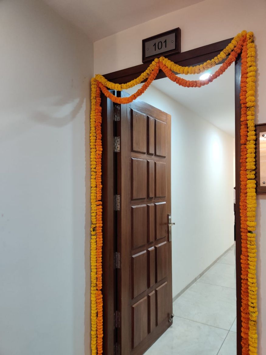     Entrance to a newly built house.  (Image: special arrangement)