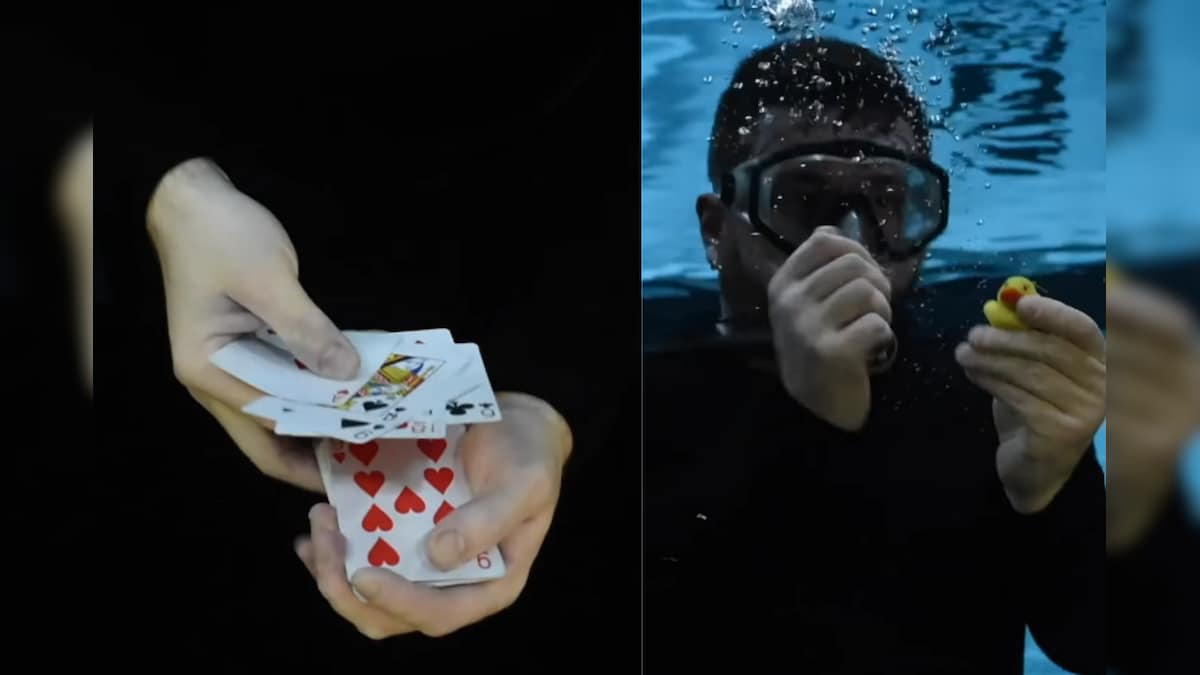 WATCH: Man Performs 20 Magic Tricks Underwater in 3 Minutes, Sets New Guinness World Record