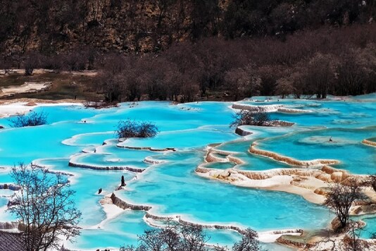 Unesco Listed Limestone Site In China S Sichuan Damaged After Unruly Tourists Hop On It