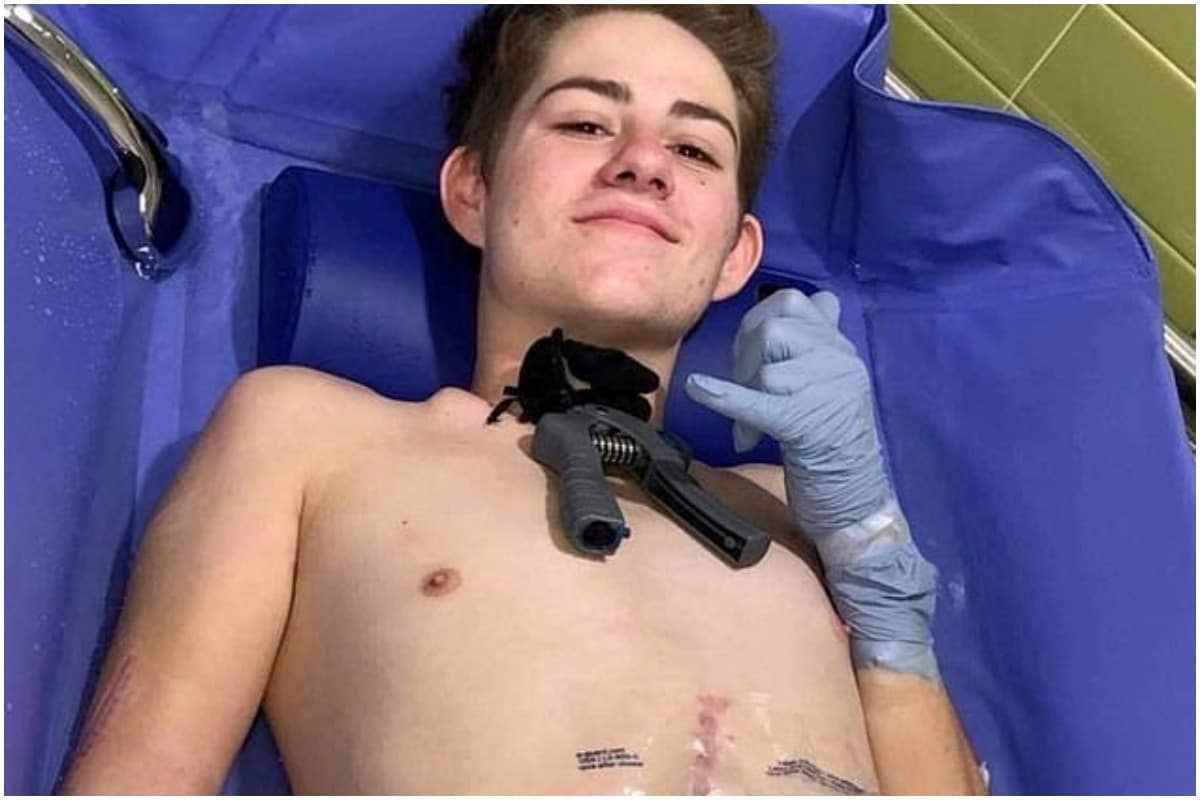 Choice Of Life And Death Us Teen Gets Entire Lower Body Amputated After Forklift Truck Crash