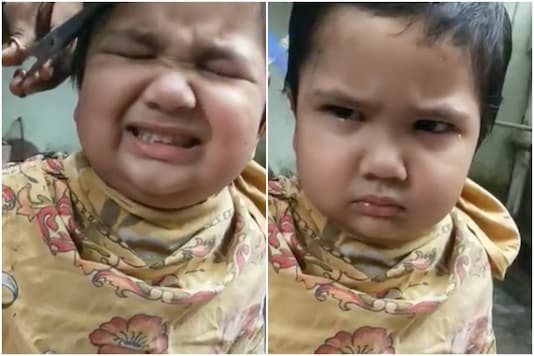Parenting 101 Adults Can Relate To Little Boy S Furious Expressions At Getting A Haircut In Viral Video