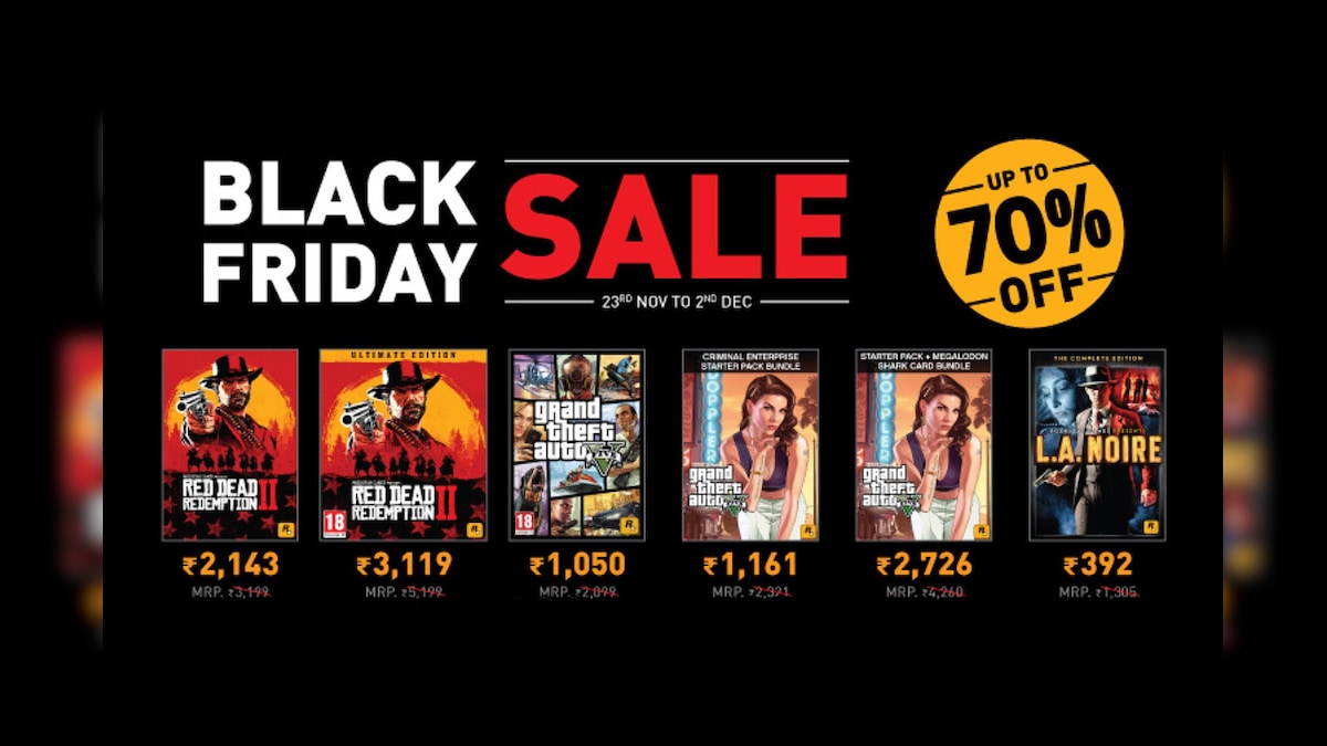 Black Friday Sale: GTA V, Hitman, Doom and More Get Big Discounts on Games The Shop