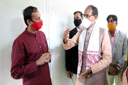 Chetan Singh Solanki with MP CM Shivraj Singh Chouhan. Chetan Singh Solanki with MP CM Shivraj Singh Chouhan.