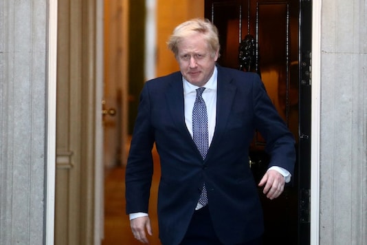 Britain's Prime Minister Boris Johnson outside 10 Downing Street. (File photo/Reuters)