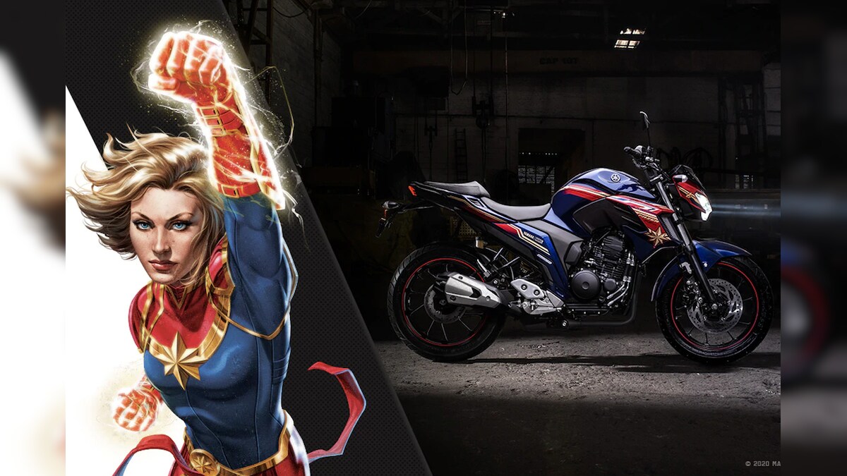 Avengers Assemble: Yamaha FZ25 Captain Marvel and Black Panther Edition Launched in Brazil